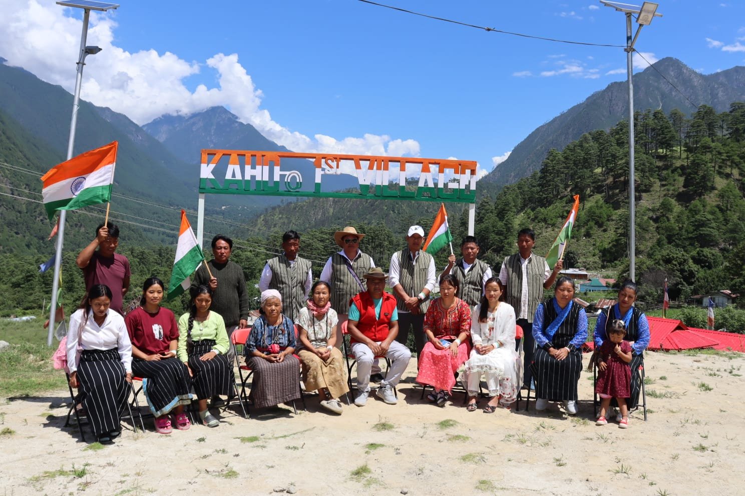 Kaho village in Anjaw district